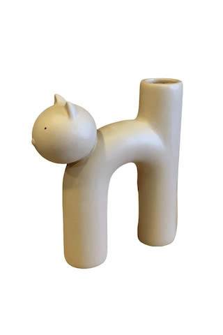 Seramik Kedi Vazo Vz262-9