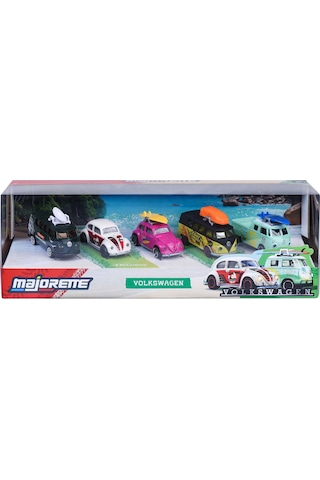 Majorette Volkswagen 5'li Araba Seti Çok Renkli