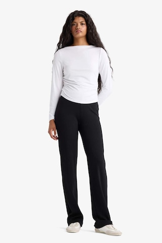 Defacto Flare Fit Geniş Paça Termal Tayt F2545AX25AU Siyah