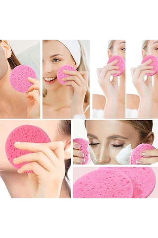 3b Trend 2 Li Yüz Temizleme Süngeri Cilt Temizleme Ve Nazik Peeling Süngeri Gözenek Arındırıcı