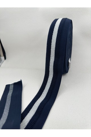 3.5 Cm Petekli Lastik-5 Metre-lacivert