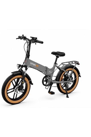 Asvıva Asvıva Bz10 20 Jant Fat Bike Elektrikli Bisiklet Gri