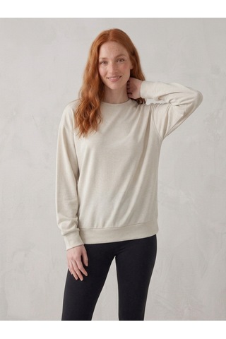 Noux Oyşo Oversize Sweatshirt Bej