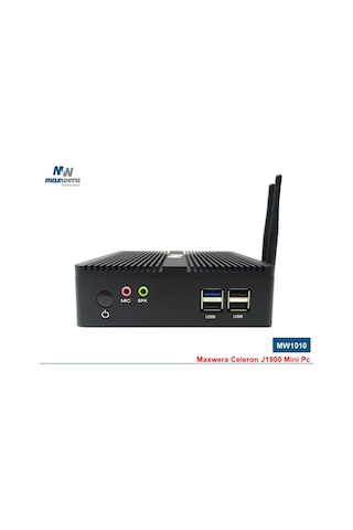 Maxwera MW1010 J1900 8 GB 128 GB SSD Free Dos Mini PC