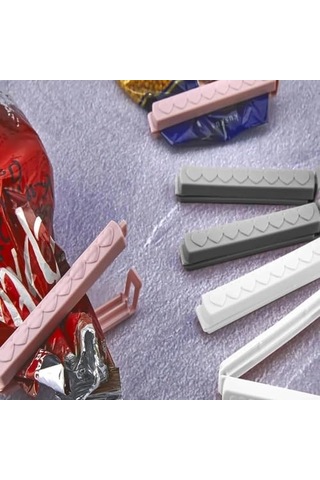 Poşet Klipsi, 6 Ve 12 Adet Seçeneği, Karışık Renkli 6