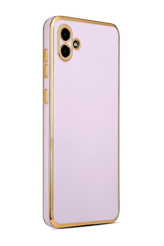 Zore Galaxy Uyumlu A04 Kılıf Bark Kapak - Lila Lila
