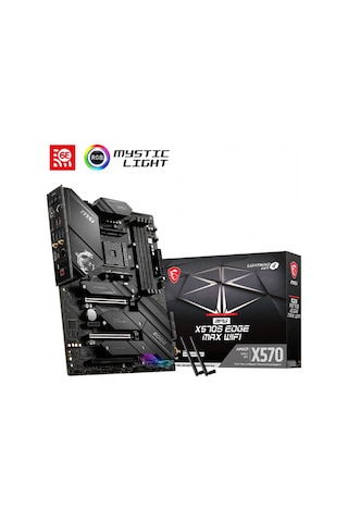 MSI MPG X570S Edge Max WIFI AMD X570 5300 MHz (OC) DDR4 Soket AM4 ATX Anakart