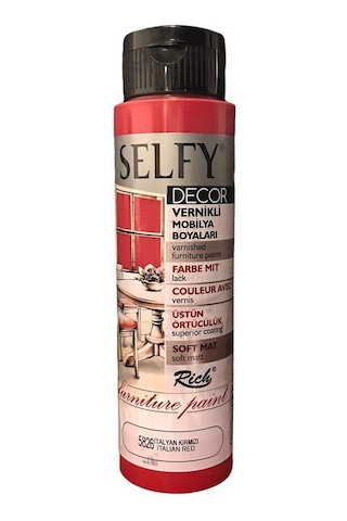 Rich Selfy Decor Vernikli Mobilya Boyası 500Cc N:5826 İtalyan Kır Rich Selfy Decor Vernikli Mobilya Boyası 500Cc N:5826 İtalyan Kır