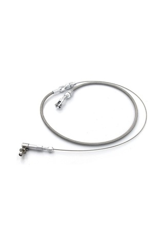 Novahub 24 Örgülü Gaz Kablosu Seti - Kesilebilir, Alüminyum Ve Paslanmaz Çelik, Gümüş Renk