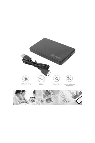 Lunatic 8067 2.5" Usb 3.0 To Sata Harddisk Kutusu Siyah
