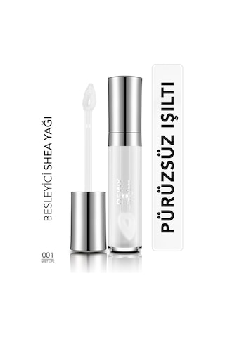 Flormar Besleyici Dudak Parlatıcısı - Dewy Lip Glaze - 001 Wet Lips-8682536068017