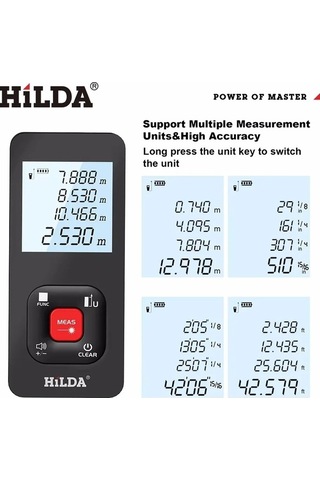 Tongxida 50m/100m/120m Hilda Lazer Mesafe Ölçer Cj390, Yeni Bantlı Versiyon