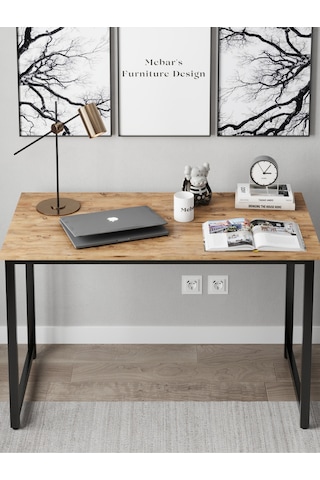 Narin Çalışma Masası Ofis Masası Bilgisayar Masası 120x60cm- Atlantik Çam Çam