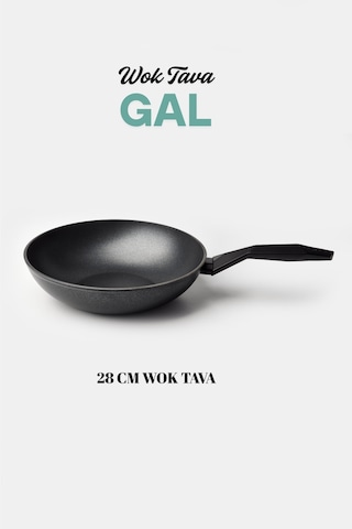 Gal Wok Tava 28 Cm Siyah
