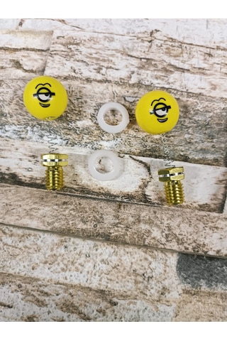 Motosiklet Ayna Süsleme 10mm Düz Diş Minyonlar