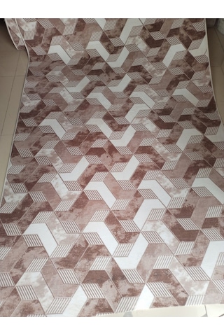Aslan Home Krem Kaliteli Yıkanabilir Kaymaz Taban Dört Mevsimlik Salon, Banyo, Balkon, Genç Odası Kesme Yolluk Krem