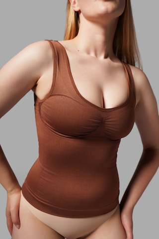 Kadın Korse Atlet 6055 Kahverengi