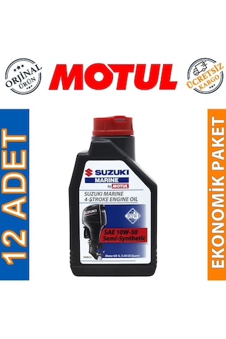 Motul Suzuki Marine 4t Sae 10w-30 1 Lt Tekne Motor Yağı 12 Adet