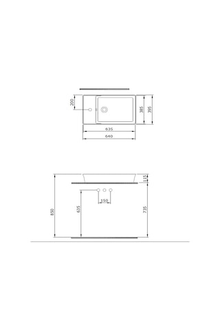 Bocchi Sottile Slim Line 1479-001-0126 Tezgah Üstü Lavabo Beyaz 60 CM 1466841