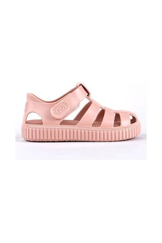 Igor İgor Nico Mc Kid's Sandals Unisex Çocuk Çıkarılabilir İç Taban Sandalet Bej Somon