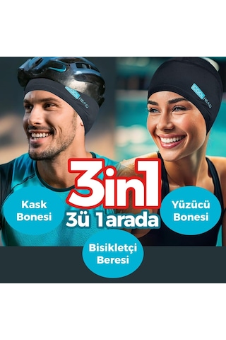 İcool Head Bone, Havuz Bonesi, Yüzme Bonesi, Yüzücü Bonesi, Deniz Bonesi, Kumaş Bone, Hemşire Bonesi, Doktor Bones Çok Renkli