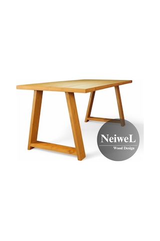 Neiwel Aries Doğal Ahşap Mutfak Ve Yemek Masası-70-120 Açık Ceviz