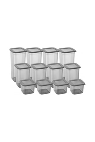 12'li 3 Boy Kavanoz Seti & Saklama Kabı & Erzak Kabı 6x650/1300/1900 Ml 40 Lı Etiket Hediyeli Diğer