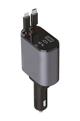Eıma Ec-1 120w 4 Ü 1 Arada Süper Hızlı Araç Şarj Cihazı