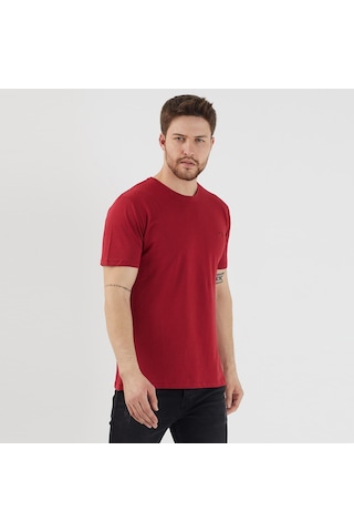 Slazenger SANDER KTN Erkek Bordo Tişört