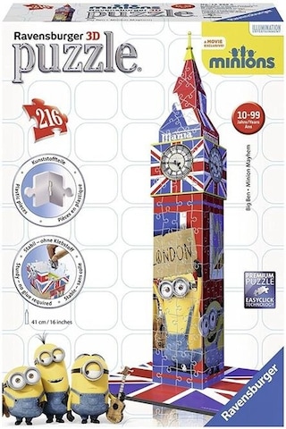 Ravensburger 3d Puzzle Big Ben Minnions