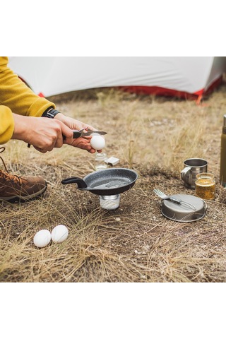 Yaozixa Alüminyum Allyuminyum Ultra Hafif Alkollü Çadır Ocağı - Taşra, Kamp, Bisiklet Turu İçin Dayanıklı Ve Konforlu - Gümüş Renk Hwl-34a Gümüş