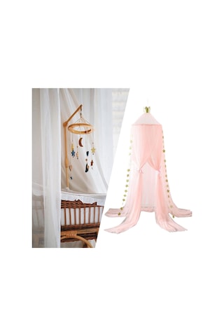 Suntek Çocuklar Prenses Oyun Çadırı Bebek Odası Açık-pembe