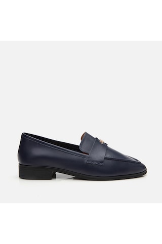 Hotiç Hakiki Deri Lacivert Kadın Loafer 01ayh303980a680 Lacivert-navy Lacivert