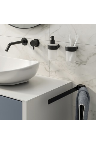 Pirenei Havluluk, Ikili, 35.9cm - Mat Siyah