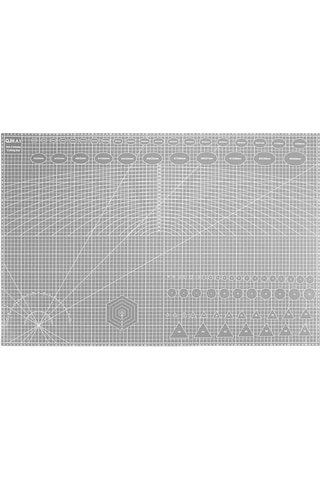 A1 Kesme Matı Patchwork - Cutting Mat - Kesim Altlığı - Kesim Tablası - 90x60cm - Gri