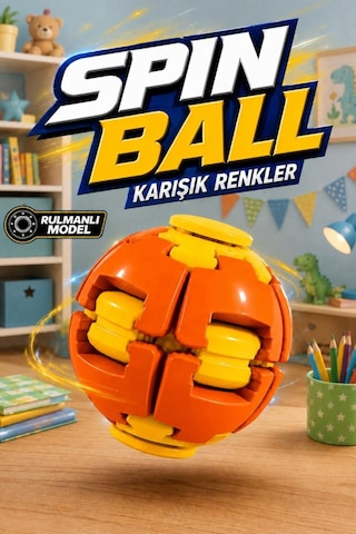 Spin Ball Dönen Stres Topu Spinner Oyuncak