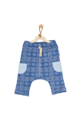 Andywawa Erkek Bebek Mavi Alt Üst Takım Set Ac22157rep 001