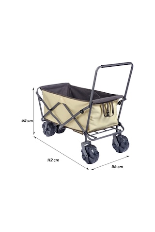 Uquip Buddy Katlanabilir Her Zemin İçin İdeal Yük Taşıma Aracı Boulder 245204 Krem