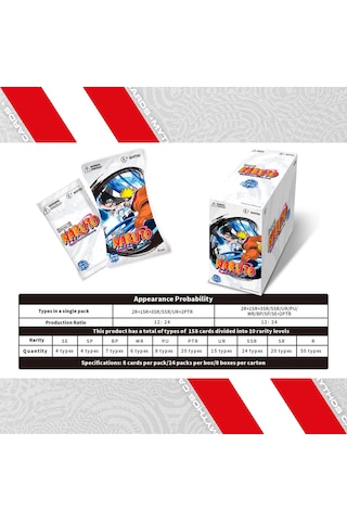 Naruto Smriti Heaven Scroll Trading Cards - Paket