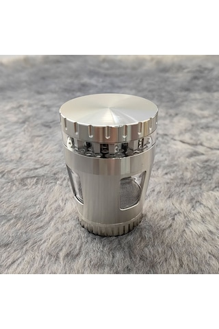 50 MM Silver Tütün Baharat Herbal Öğütücüsü Parçalayıcı Rc82slv