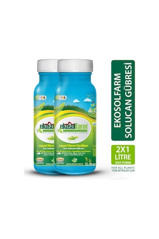 Ekosol Farm Sıvı Solucan Gübresi 2 x 1 L
