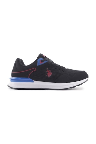 U.S. Polo Assn. U.s.polo Assn.martın 4fx Siyah Kırmızı Comfort Casual Spor Ayakkabı Siyah