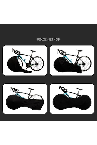 Siyah Sıcak, Bisiklet Toz Geçirmez Kapak Tekerlekler Çerçeve Kapak Anti-toz Çizilmeye Dayanıklı Koruyucu Kapak Bisiklet Koruyucu