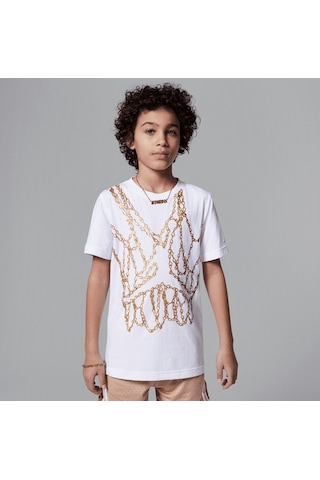 Nike Nıke Jordan Jdb Mj Brand Jm Chaın Ss Crew Erkek Çocuk Tişört 95d627 001 001