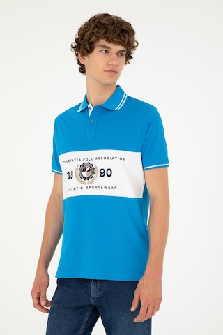 U.s. Polo Assn. Erkek Saks Tişört 50281562-vr045 Saks