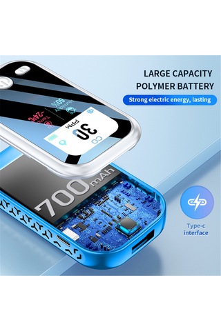 Ximistore9 Taşınabilir 3'ü 1 Arada Co Dedektörü - Sıcaklık, Nem Ve Hava Kalitesi Ölçer Mavi