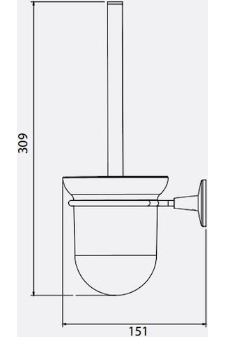 Serel Banyo Lale Tuvalet - Klozet Fırçalığı 140101012 E.C.A