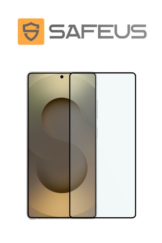 Safeus Tam Kaplayan Parmak İzi Bırakmayan Safir Ekran Koruyucu Cam , Samsung S25 Ultra İle Uyumlu