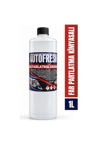 Autofresh Far Temizleme Solüsyonu Oto Far Parlatma Sıvısı Araç Far Yenileme 800 Ml