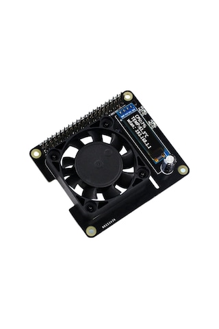 Oled S İle Raspberry Soğutma Fanı Sıcaklık Kontrol Genişletme Kartı İçin Gerçek Zamanlı İzleme